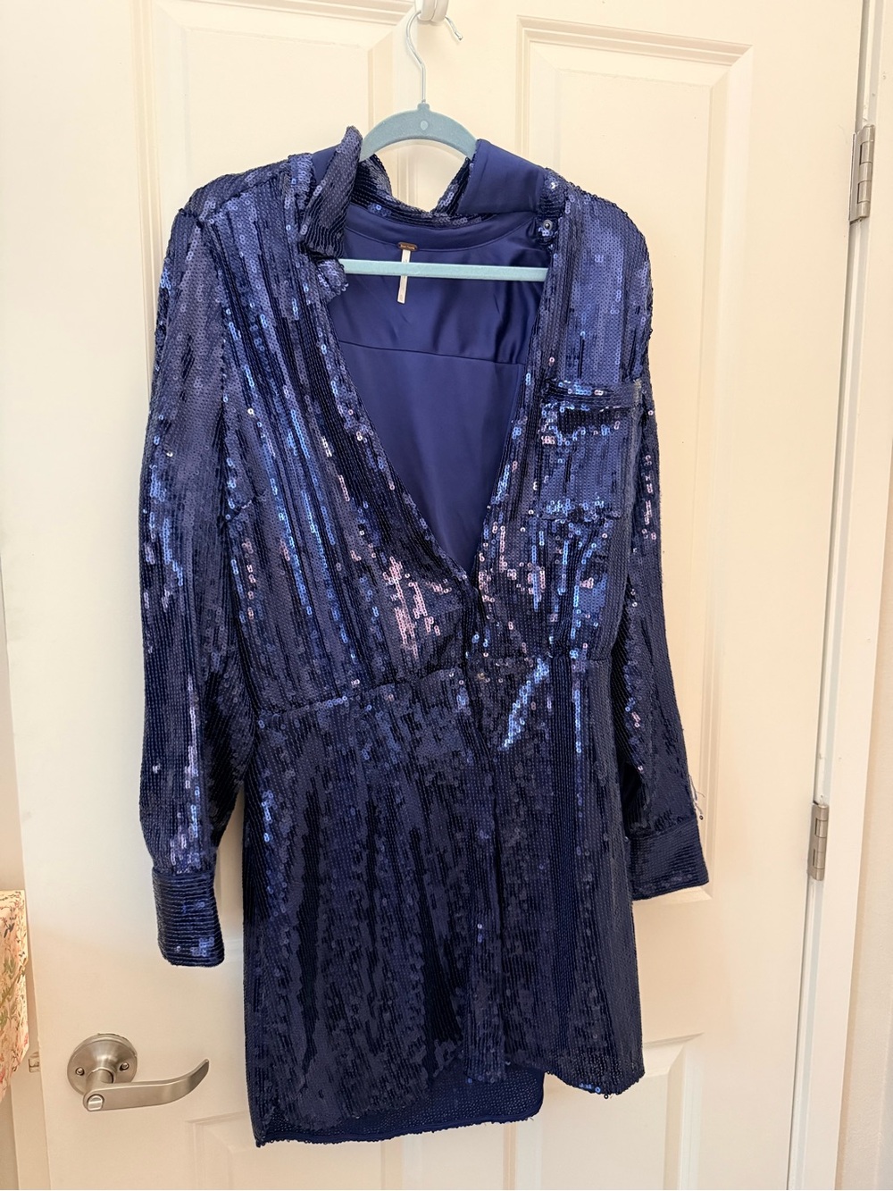 Free people  Sequin Sleeve Mini Dress